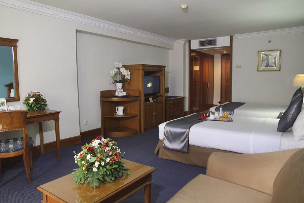 Kamar Twin Bed Family Room - Liburan atau Bisnis? Temukan Kedua-duanya di The Jayakarta SP Jakarta Hotel & Spa - jakartatraveller.com
